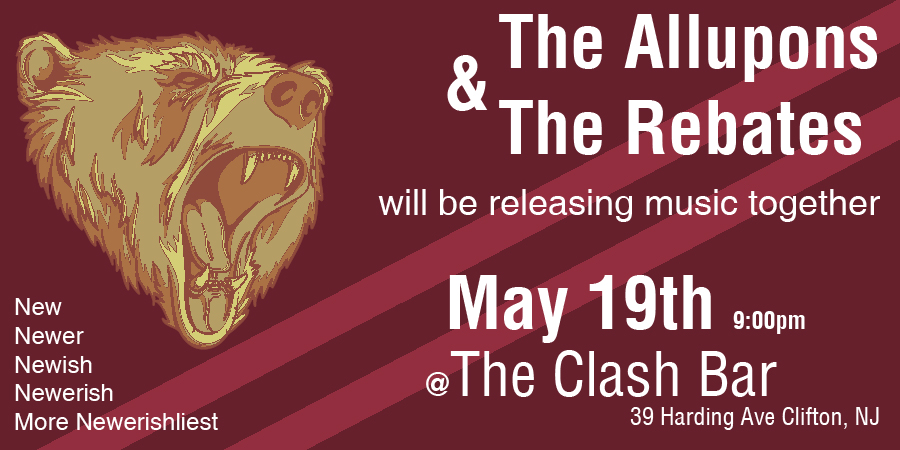 The Allupons and The Rebates @ The Clash Bar - May 19th 2012